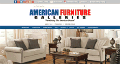 Desktop Screenshot of americanfurnituregalleries.net